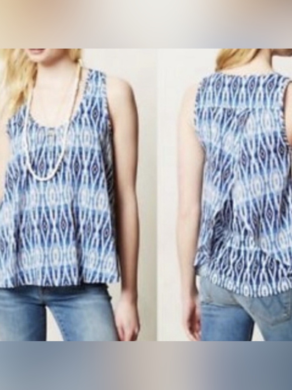 Flowy Anthropologie Sleeveless Tank Top